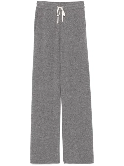 Claudie Pierlot Cashmere Trousers In Grey