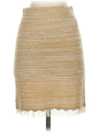 Pre-owned Claudie Pierlot Casual Skirt In Gold