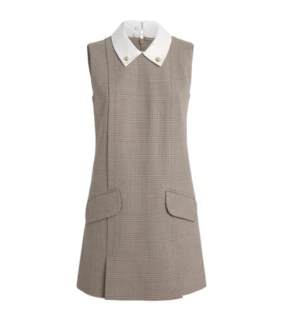 Claudie Pierlot Check Mini Dress