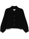 Claudie Pierlot Button Long Sleeve Casual Jacket In Black