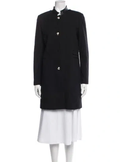 Pre-owned Claudie Pierlot Coat In Black