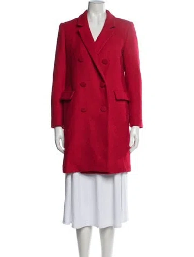 Pre-owned Claudie Pierlot Coat In Red