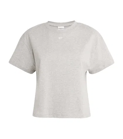 Claudie Pierlot Cotton Boxy T-shirt In Black