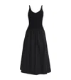 Claudie Pierlot Cotton Crochet Midi Dress In Black