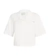 Claudie Pierlot Cotton Cropped Shirt In Neutral
