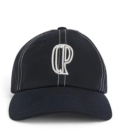 Claudie Pierlot Cotton Logo Baseball Cap In Blue