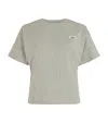 Claudie Pierlot Cotton Oversized T-shirt In Gray
