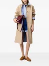 Claudie Pierlot Cotton Trench Coat In Neutrals