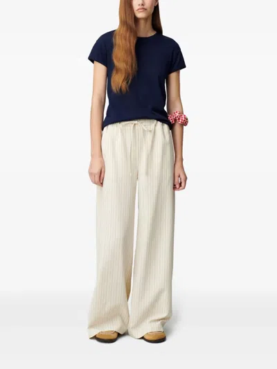 Claudie Pierlot Cp Cotton T-shirt In Blue