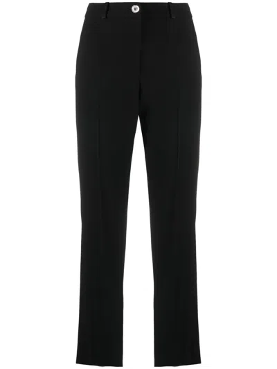 Claudie Pierlot Cropped Straight-leg Trousers In Black