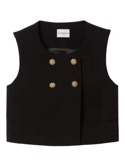 Claudie Pierlot Cropped Top In Black
