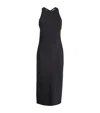 Claudie Pierlot Midikleid Aus Satin Mit Cut-outs In Black
