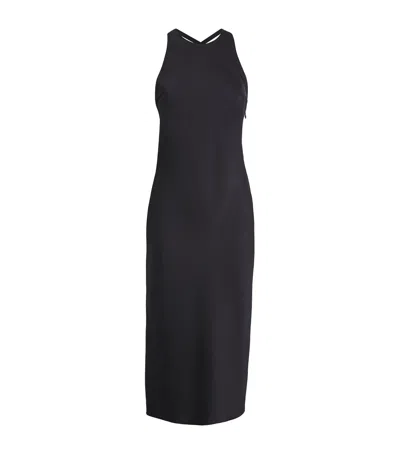 Claudie Pierlot Midikleid Aus Satin Mit Cut-outs In Schwarz