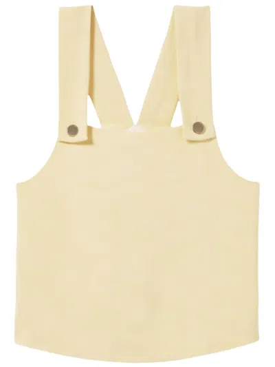 Claudie Pierlot Crossover-strap Tank Top In Yellow