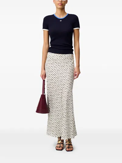 Claudie Pierlot Fine-knit Cp Top In Blue