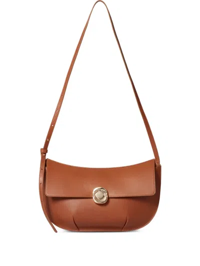 Claudie Pierlot Flap Clasp Mini Bag In Brown