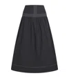 Claudie Pierlot Flared Midi Skirt In Black