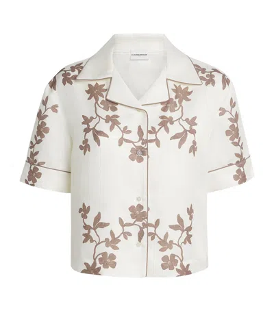 Claudie Pierlot Floral Print Relaxed Shirt In Multi
