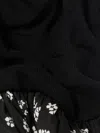 Claudie Pierlot Floral-print Tank Top In Black