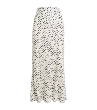 Claudie Pierlot Floral Wide-leg Trousers In Neutral