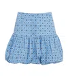 Claudie Pierlot Geometric Bubble Mini Skirt In Blue