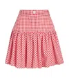 Claudie Pierlot Gingham Mini Skirt