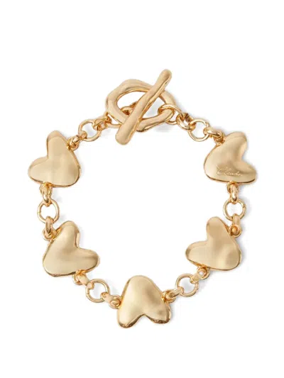 Claudie Pierlot Heart Link Bracelet In Gold
