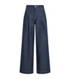 Claudie Pierlot High-rise Straight-leg Jeans In Blue