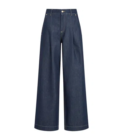 Claudie Pierlot High-rise Straight-leg Jeans In Blue