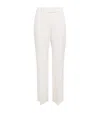 Claudie Pierlot High-rise Straight Tailored Trousers In Neutral
