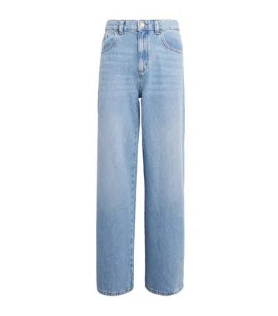 Claudie Pierlot High-rise Wide-leg Jeans In Blue