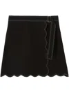Claudie Pierlot High-waisted Skirt In Black
