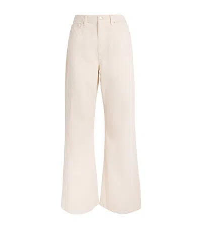 Claudie Pierlot High-rise Flared Jeans In White