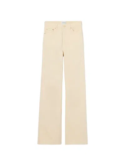 Claudie Pierlot High-waisted Flared Denim Jeans In Neutral