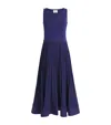 Claudie Pierlot Hybrid Midi Dress In Blue