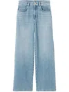 Claudie Pierlot Jean Michel Wide-leg Jeans In Blue