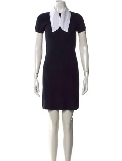 Pre-owned Claudie Pierlot Knee-length Dress In Black