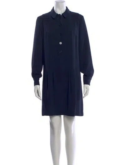Pre-owned Claudie Pierlot Knee-length Dress In Blue