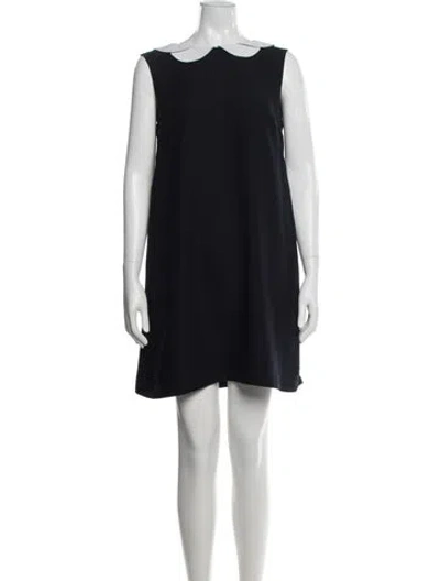 Pre-owned Claudie Pierlot Knee-length Dress In Blue