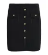Claudie Pierlot Knitted Mini Skirt In Black