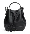 Claudie Pierlot Leather Alvan Bucket Bag In Black