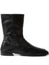 Claudie Pierlot Leather Ankle Boots In Black