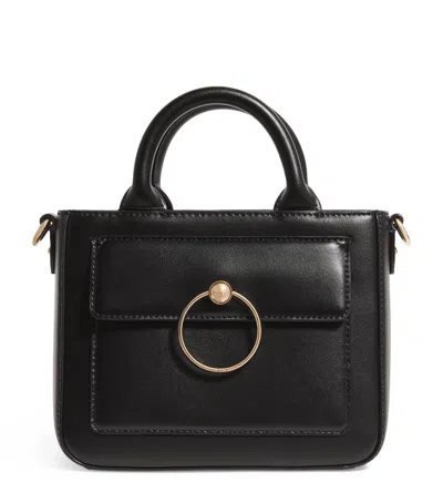 Claudie Pierlot Leather Anouck Top-handle Bag In Black