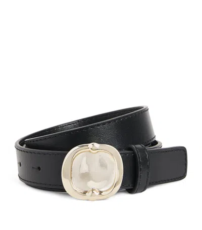 Claudie Pierlot Leather Belt In Black
