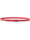 Claudie Pierlot Leather Belt In Red
