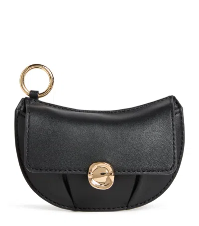 Claudie Pierlot Leather Coin Purse In Black