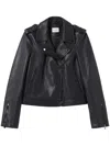 Claudie Pierlot Leather Jacket In Black