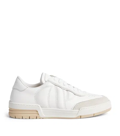 CLAUDIE PIERLOT LEATHER LOW-TOP SNEAKERS