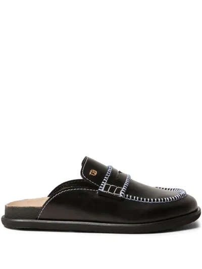 Claudie Pierlot Leather Mules In Black