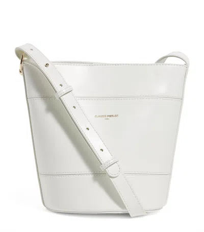 Claudie Pierlot Leather Solveig Bag In Neutral